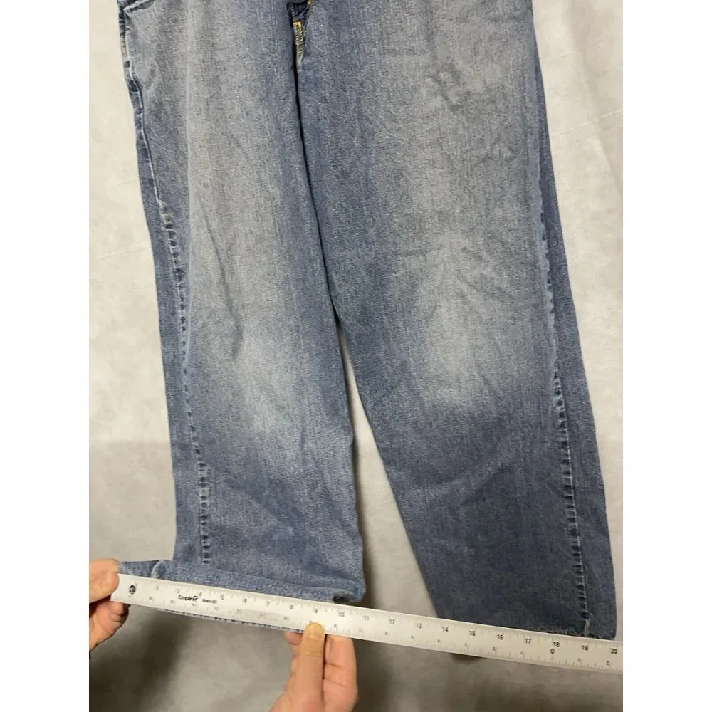 VTG‎ Silvertab Baggy Jeans Men 38x32 Blue Loose Wide Leg Street Skater Levis Y2K